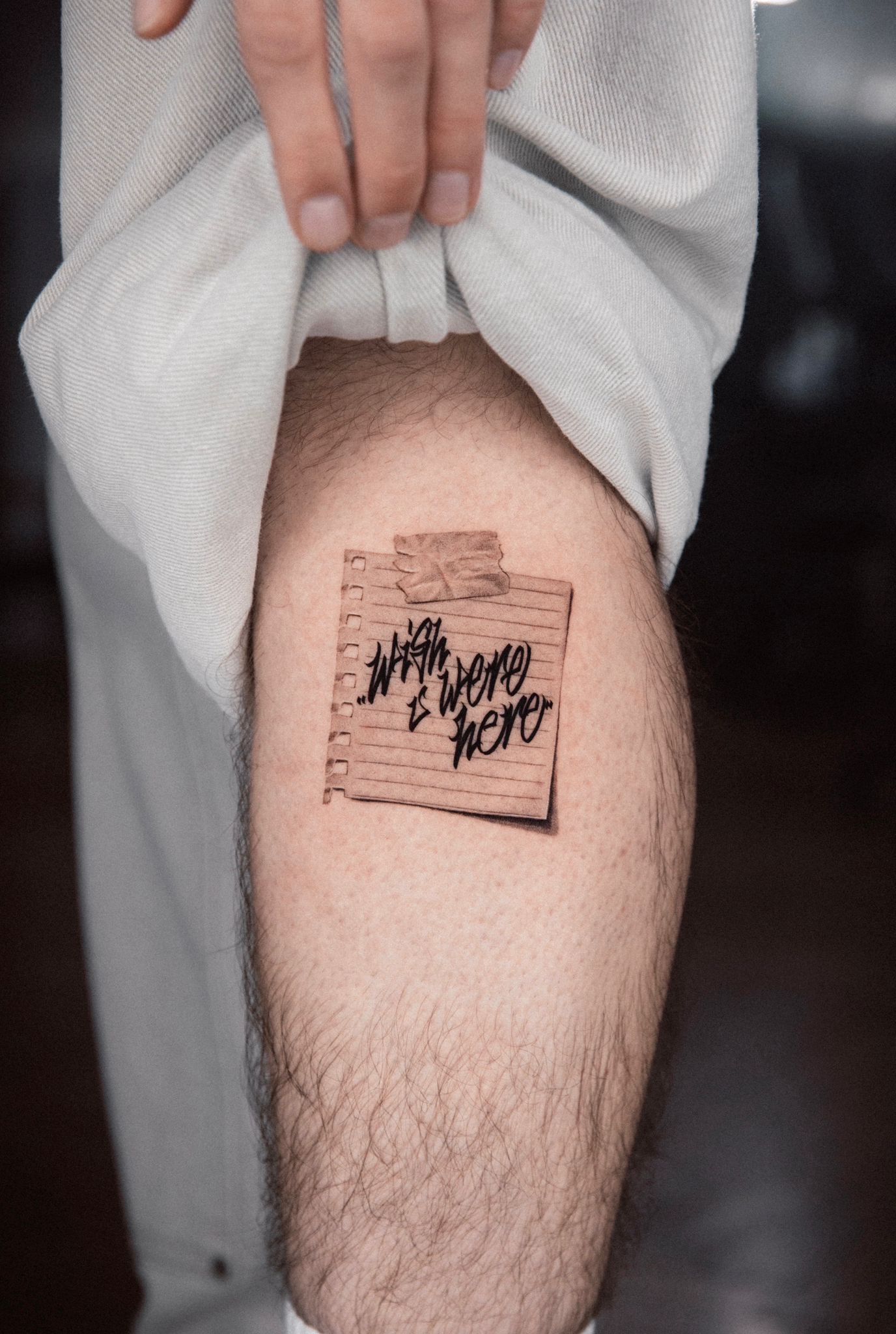Realism tattoo work at Alma Studio