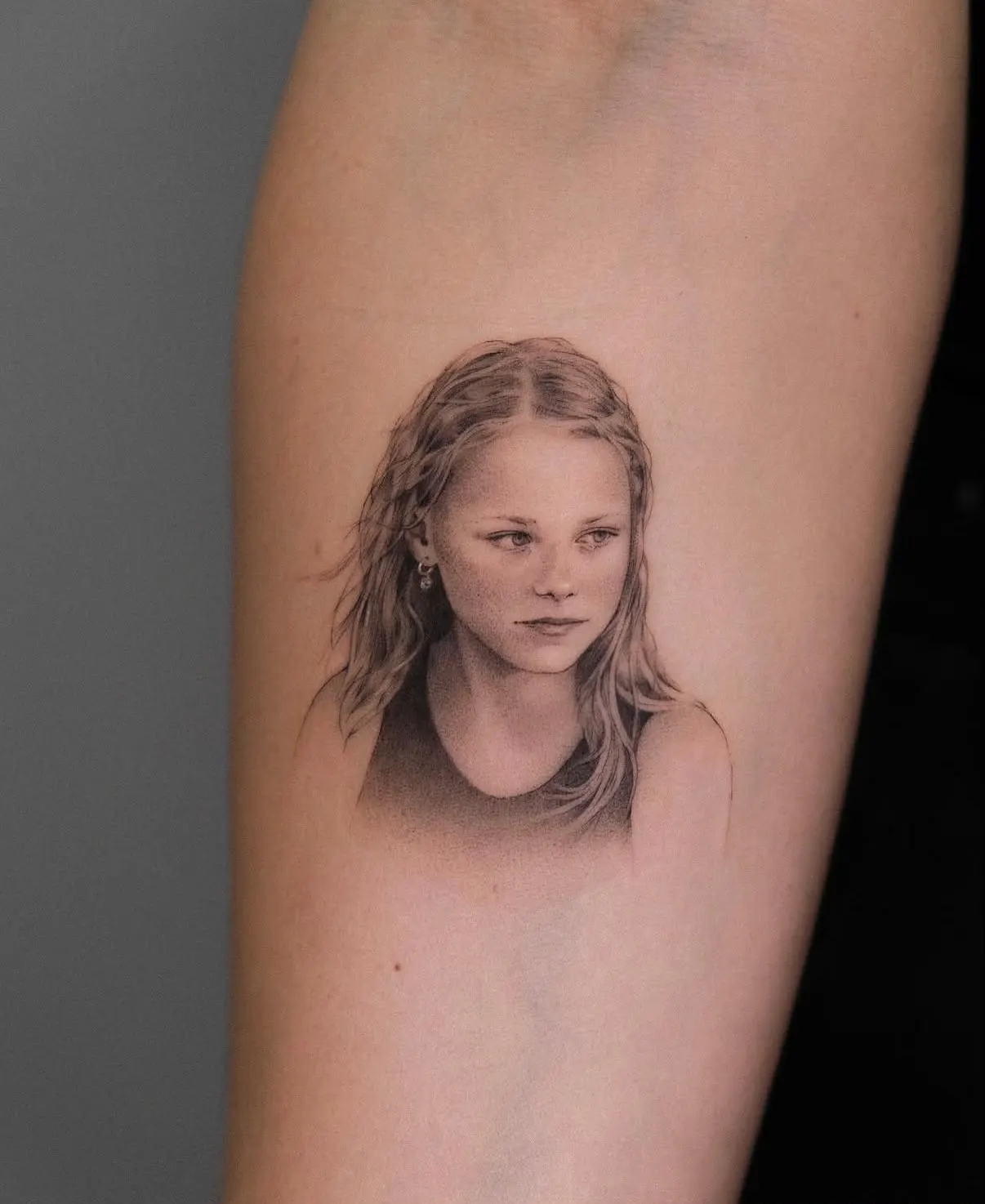 Portraiture tattoo by Alma Studio, Brighton