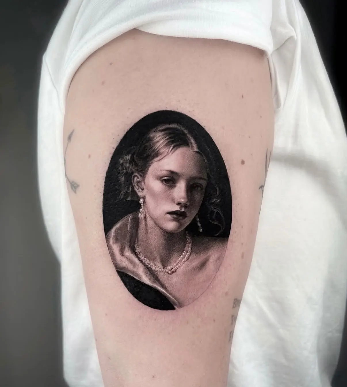 Portraiture tattoo by Alma Studio, Brighton