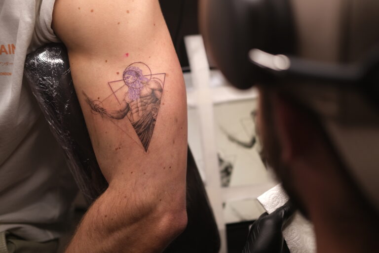 Inside Alma Studio, a tattoo studio in Brighton