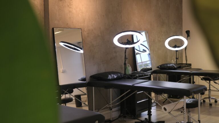 Inside Alma Studio, a tattoo studio in Brighton