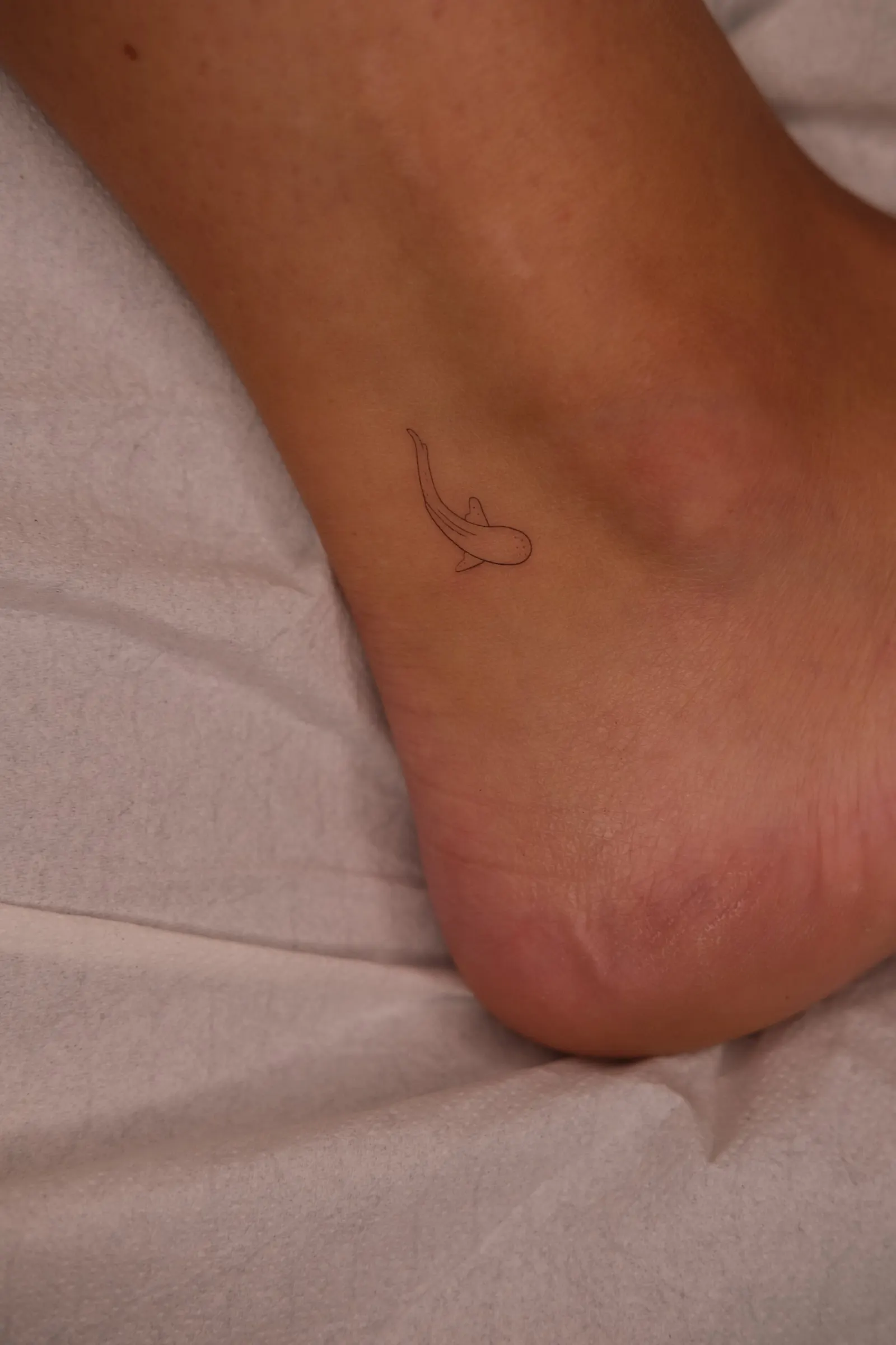 Single needle tattoo by Alma Studio, Brighton