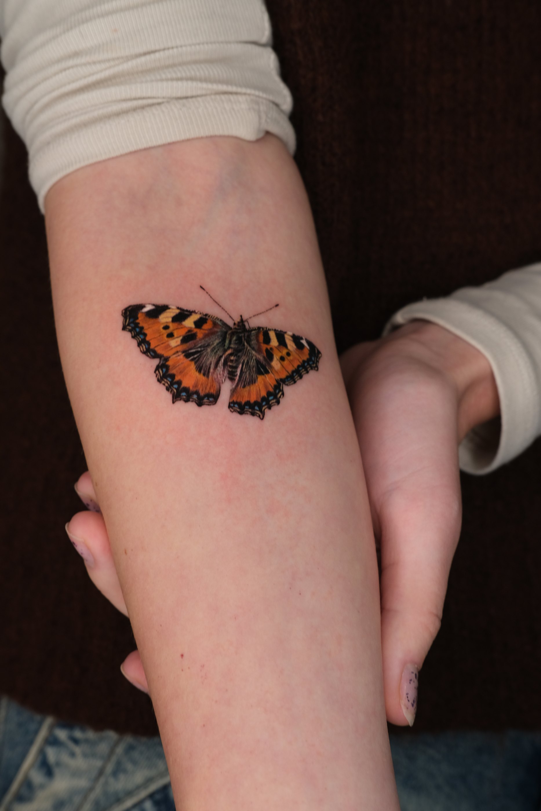 Colour wildlife tattoo by Alma Studio, Brighton