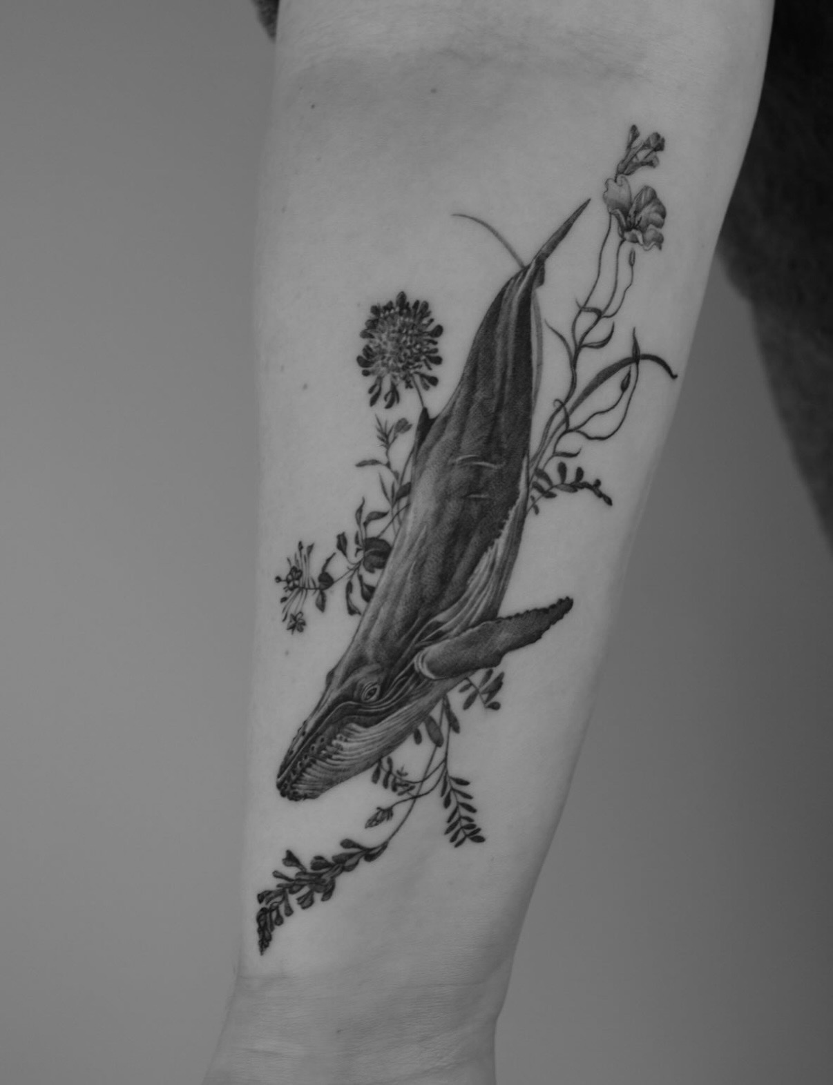 Fine line realism tattoo by Alma Studio, Brighton