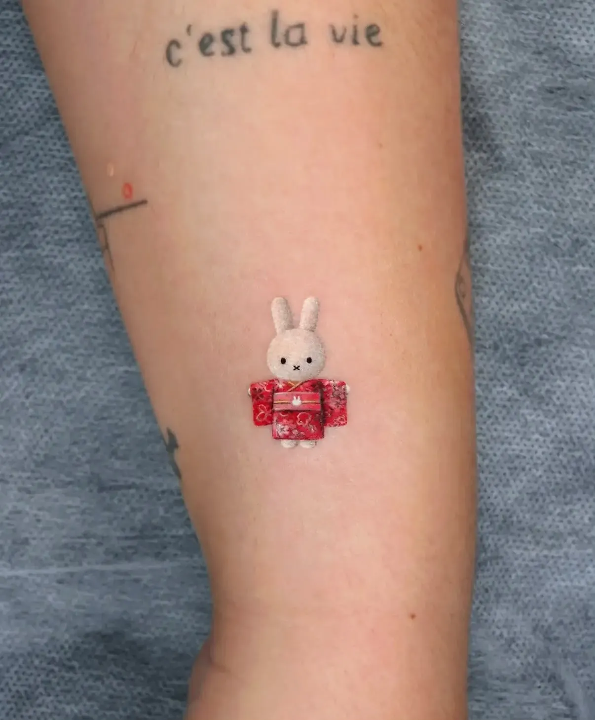Colour cartoon tattoo by Alma Studio, Brighton